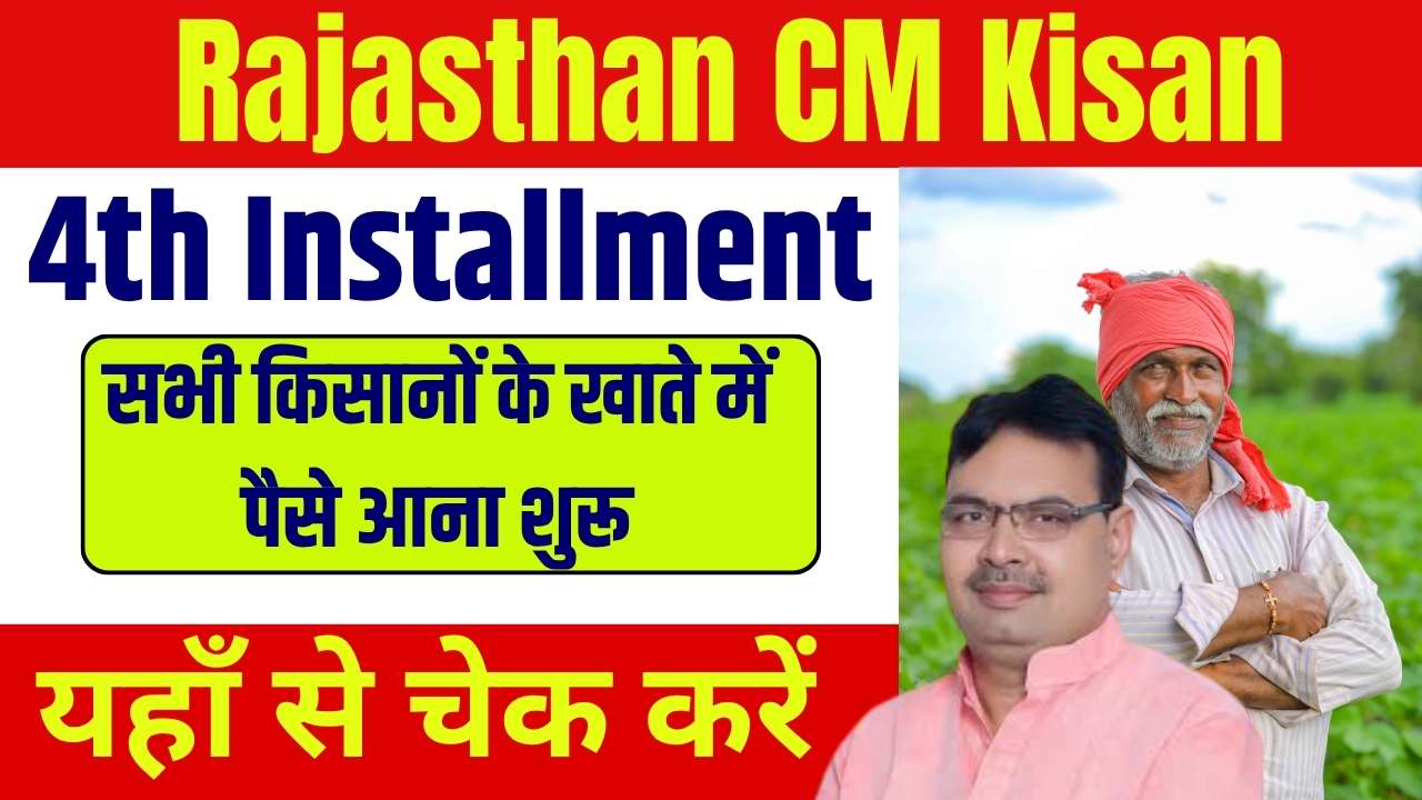 Rajasthan CM Kisan 4th Installment