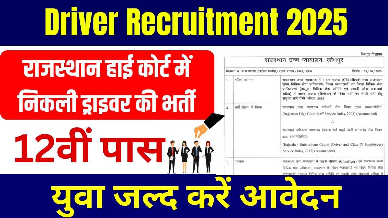 Driver Recruitment 2025